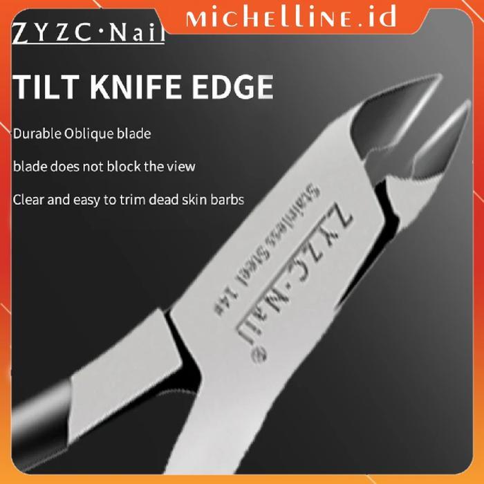 t6f4- Zyzc Cuticle Nipper Black For Remover Cuticle