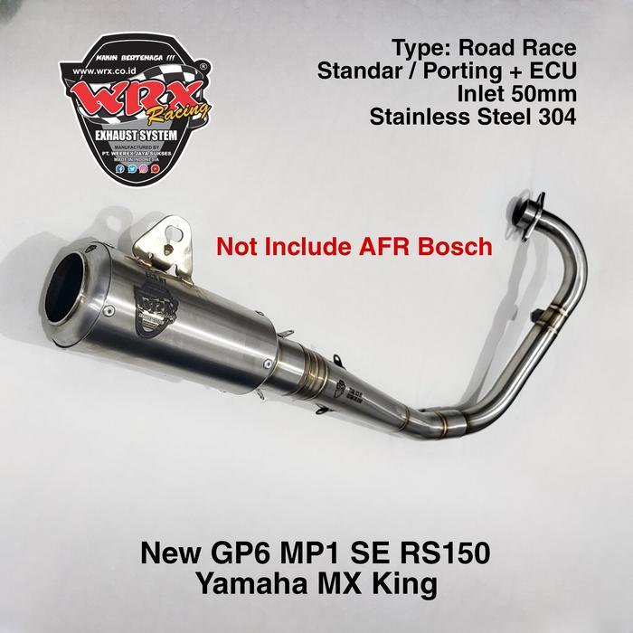 DISKON knalpot WRX New GP6 SS RS150 MX King READY STOCK