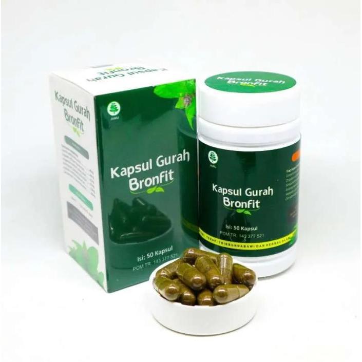 qgk4- Gurah Bronfit 50 Kapsul Original Naturafit