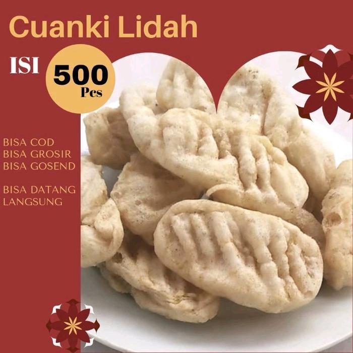 Cuanki Lidah 500 pcs Toping Seblak dan beraneka macam toping makanan berkuah