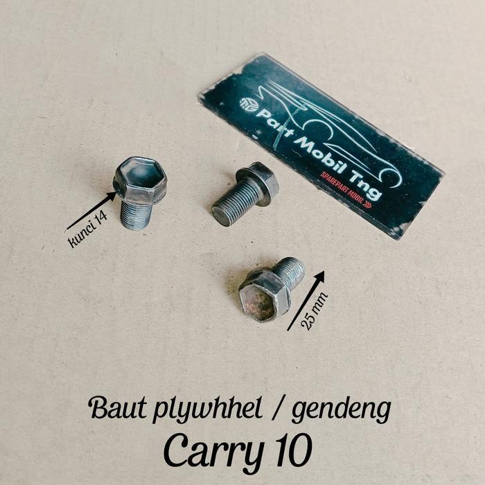 Baru Baut Bolt Flywheel Roda Gendeng Suzuki Katana/Carry 1.0 1000Cc Per Pcs Ori Berquality