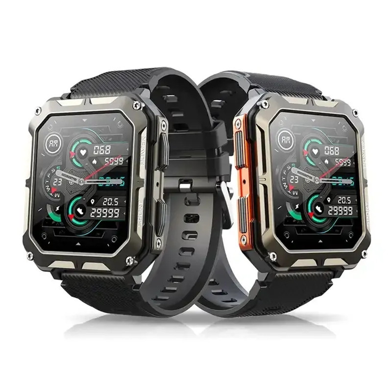 Smart Watch C20 PRO 1.83 Inch Men Music BT Call Outdoor Sports Fitness Tracker Heart Rate Blood Pres