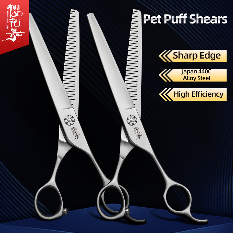 Pet Grooming Scissors Thinning Scissors Professional Open Type Comprehensive Tooth Scissors Teddy Gr