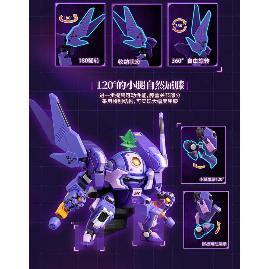 Model kit Yilichuangwan Fruity Robo Combiner Turbo Grape FR-06 Plamo