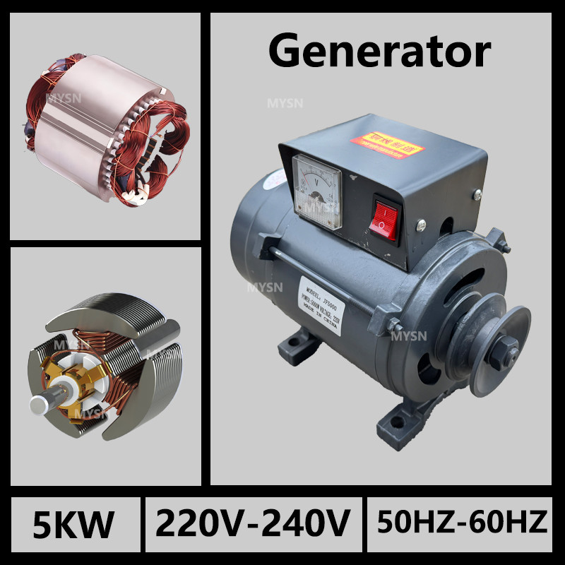 Free Energy 5Kw Permanent Magnet Generator 220V 230V Ac Alternator Low Energy Unit Current Generator