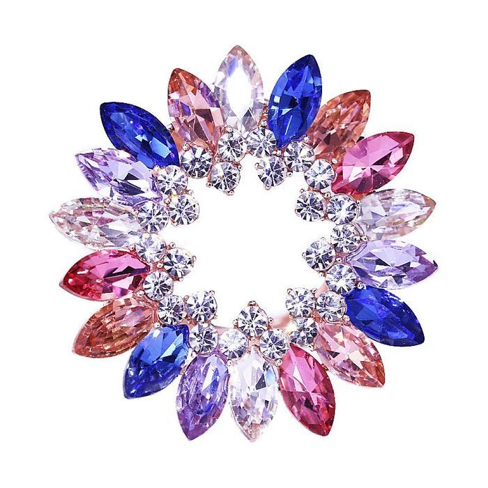 Bros Ring Hijab Mewah Dan Elegan Bros Simple Elegan Bros Cantik Bros Bunga Kristal Premium Bros