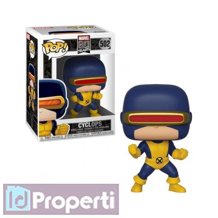 HOT SALE MINIATUR CYCLOPS FIRST APPEARANCE 502 MARVEL FUNKO POP ACTION FIGURE TERMURAH