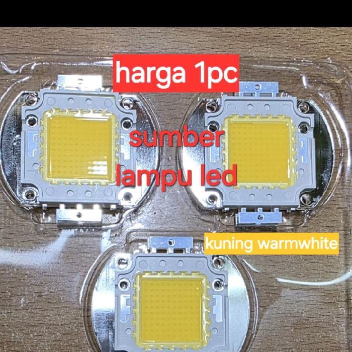 BERKUALITAS mata led cob 100w 100 watt / chip led 100watt 100 w putih - kuning