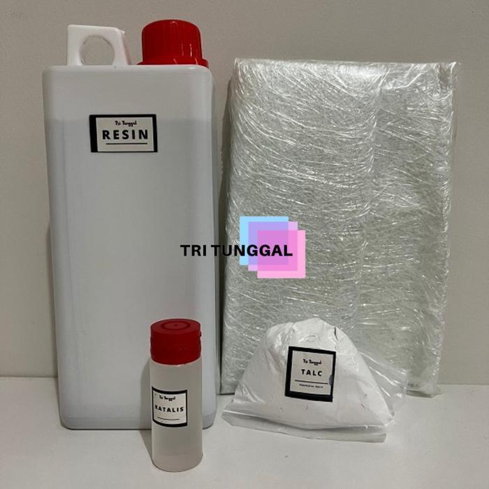 TERMURAH Resin Paket 1000gr Komplit Bening Merah Lebih Hemat Paketan Resin