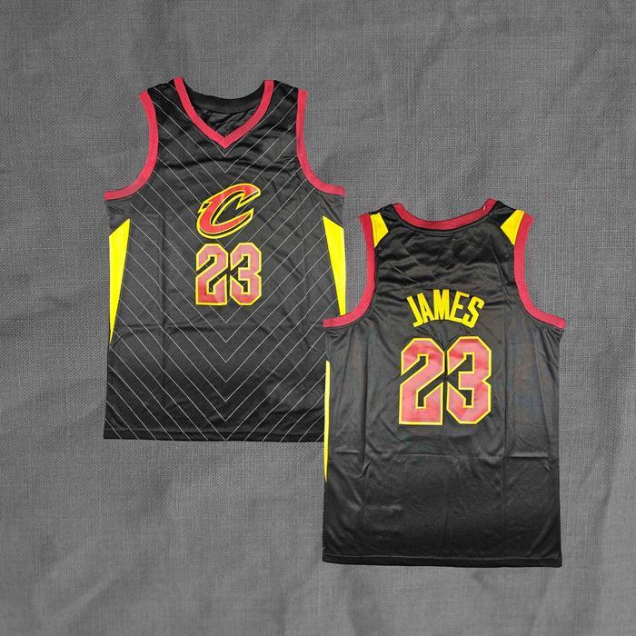 TERLARIS BORDIR Baju Jersey Basket Lebron James Cavaliers Statement SALE