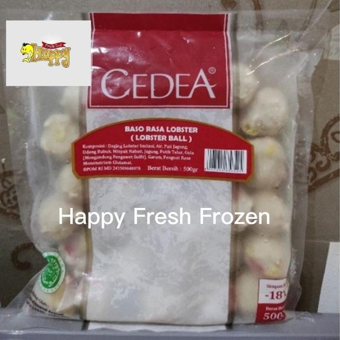 Cedea Baso Rasa Lobster (Lobster Ball) Beku Frozen 500 gram