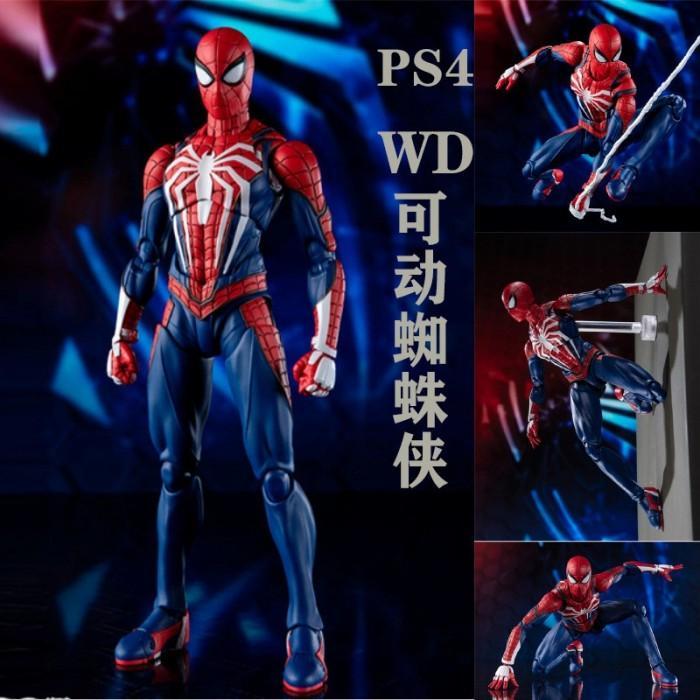 Figma Spiderman Ps4 Avengers Figure Spiderman Super Hero Spiderman Ps4 Terbaru 