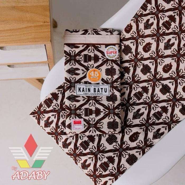 KAIN JARIK SERIAN WARNA PUTIH / JARIK JAWA / KAIN 7 BULANAN / KAIN SIRAMAN - SIDOMULYO