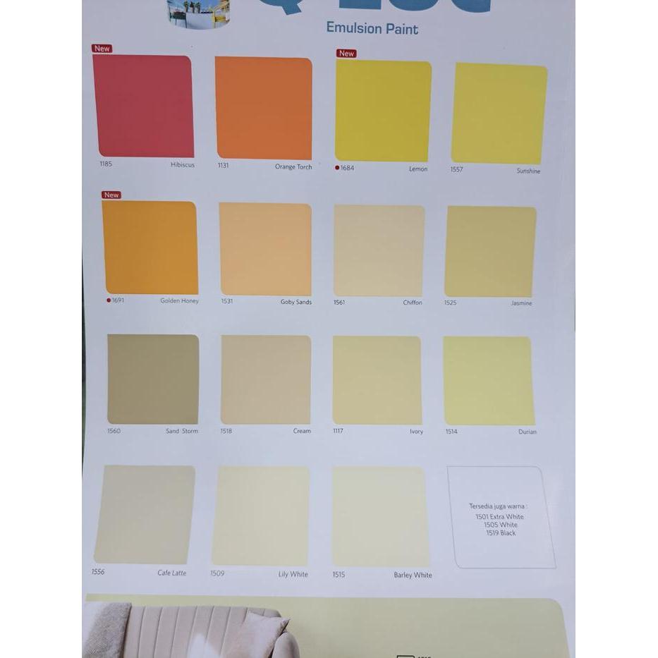 Baru Q-Luc Cat Tembok Q Luc 4,5Kg Cat Tembok Nippon Paint Q Luc Cat Nippon