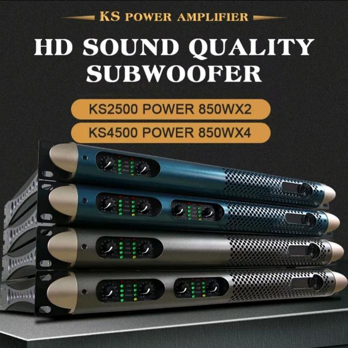 New Baxs Power Amplifier KS2500/KS4500 2/4 Channel