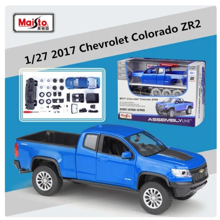 Maisto DIY Diecast mobil skala 1:24 ukuran besar model assembly line - Original licensed products