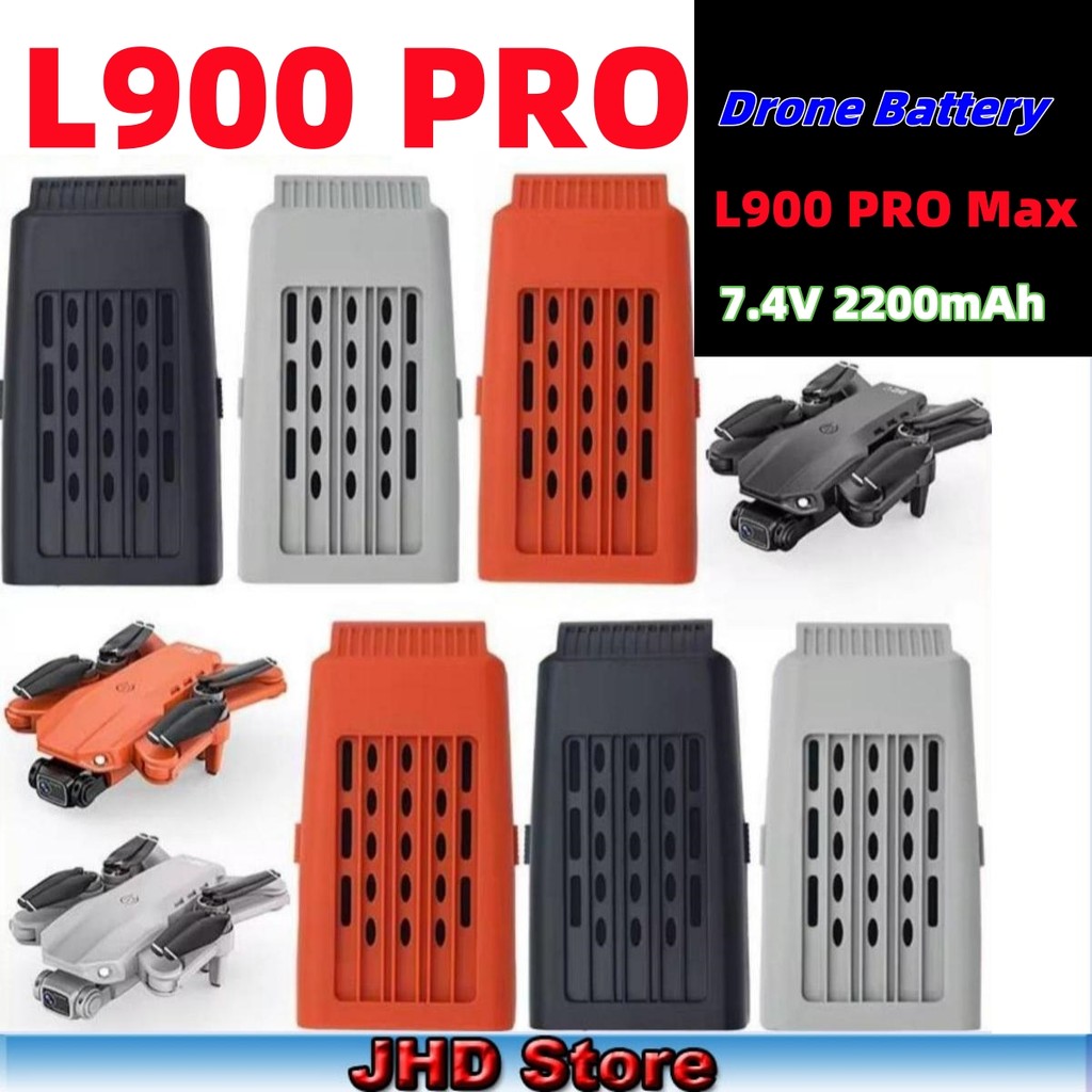 JHD Battery Drone L900 PRO 7.4V 2200mAh For Original LZYRC L900 PRO Drone Battery Accessories L900
