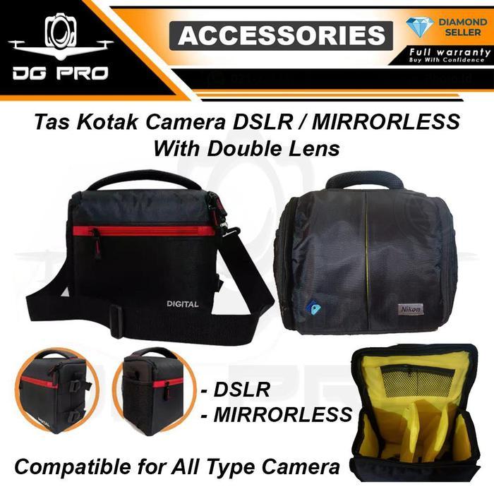 Tas Kamera Mirrorless-Slr Compatible For Canon M10 - M100 - Eos M3 - M6 - Eos 750D Terbaru 