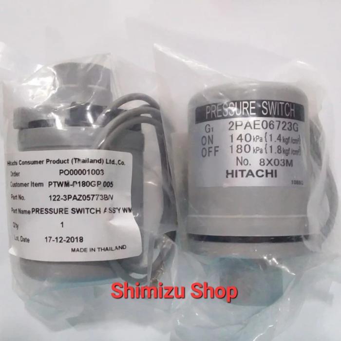 Otomatis Pompa Hitachi Wtp100Gx / Wtp150Gx / Dtp300Gx / Dtps300Gx Original