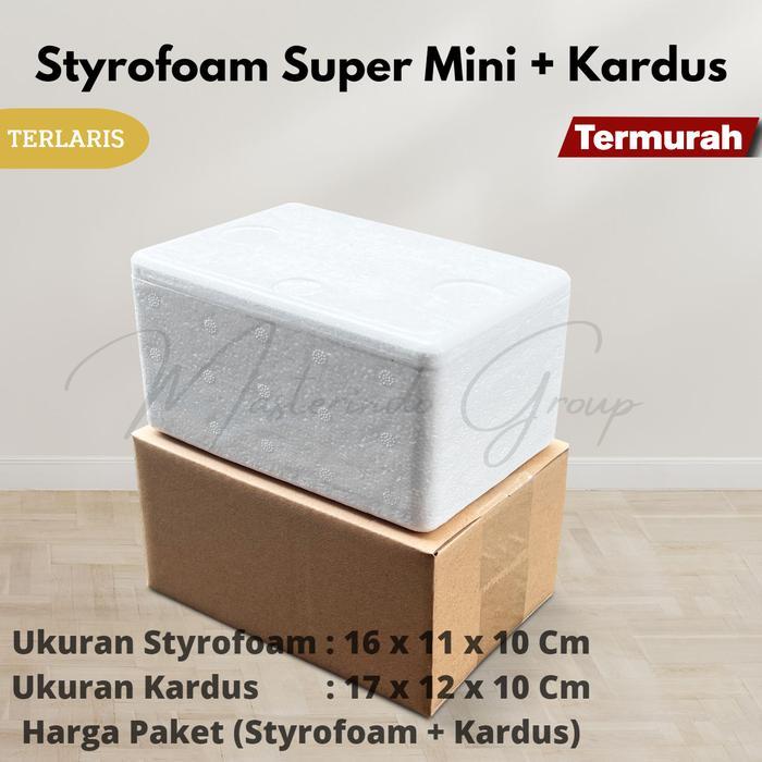 Box Styrofoam Super Mini + Kardus
