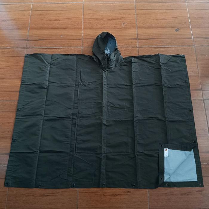 Jas Hujan Ponco Hijau Jatah Polri / Ponco Hijau Jatah Brimob / Jas Hujan Ponco Jatah Polri
