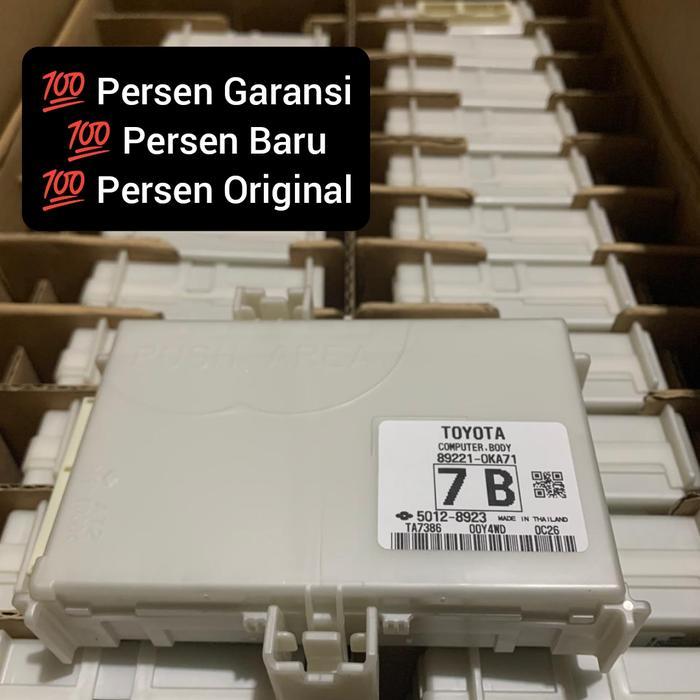 Modul Bcm Ecu Komputer Computer Body Innova Reborn Fortuner 89221-0Ka71 89221 0Ka71