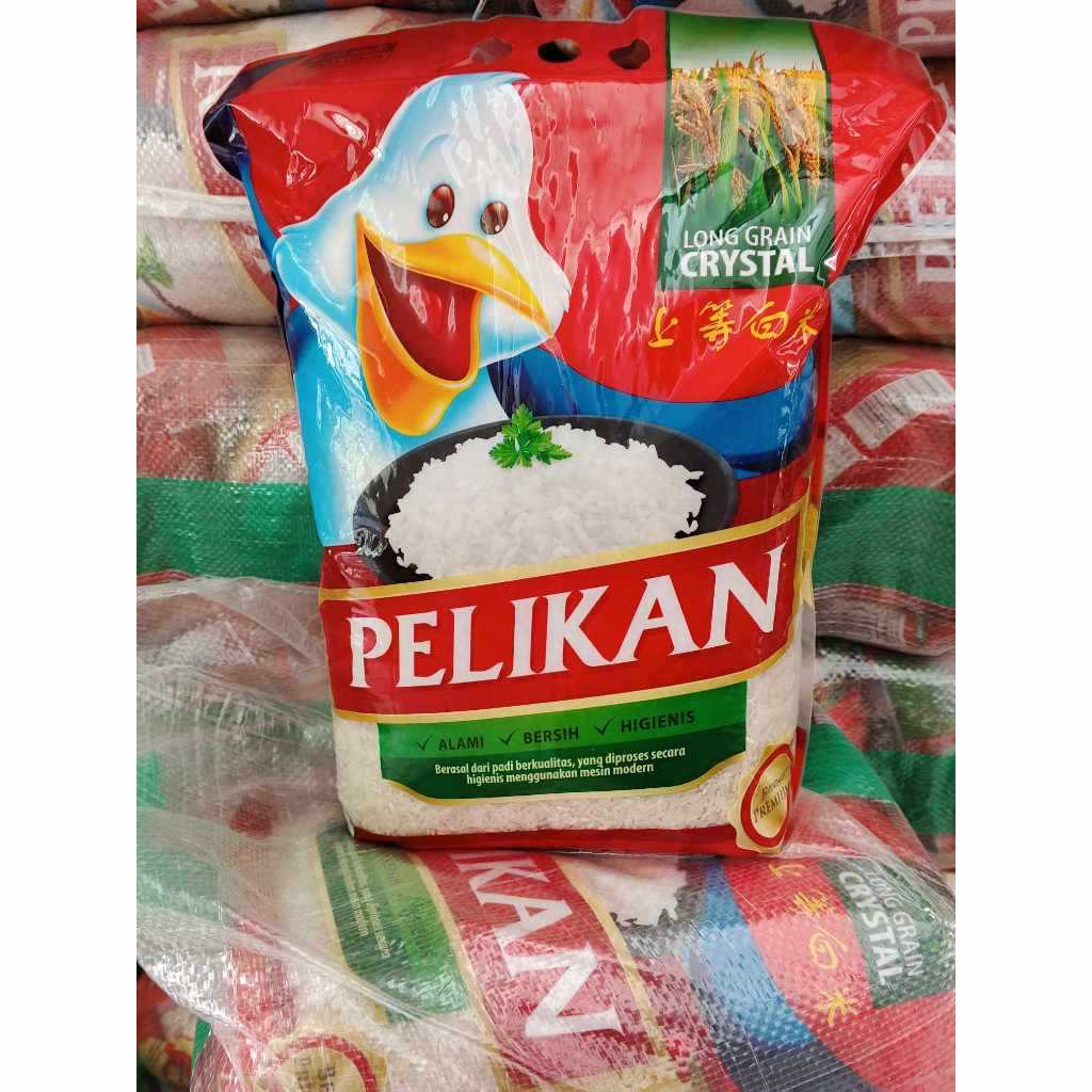 beras pelikan MAHAL