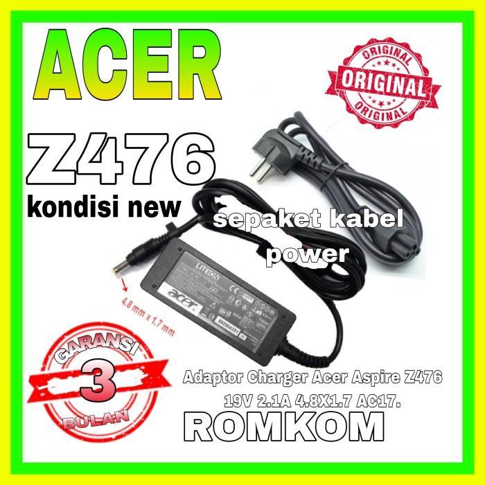 Ada Stok Adaptor Charger Casan Laptop ORIGINAL Acer Aspire Z476 31TB Z476-31TB