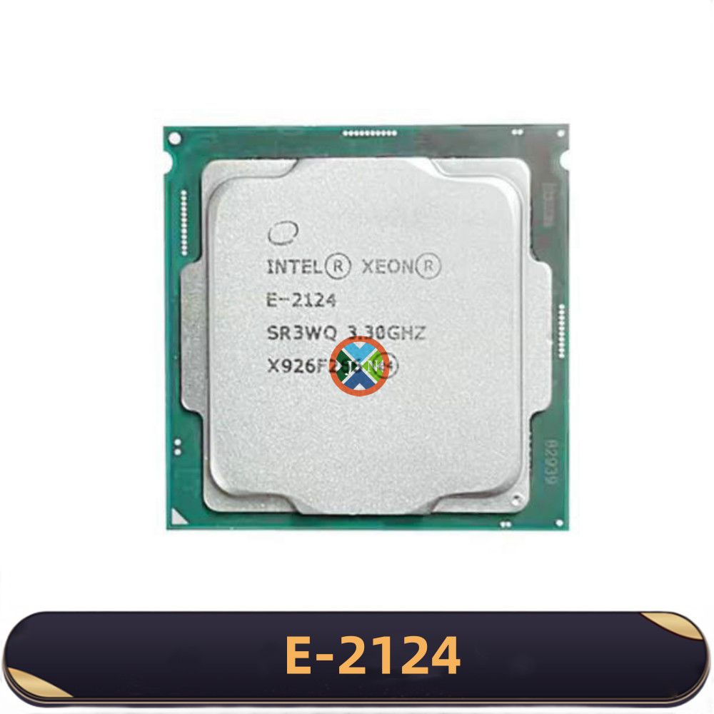 E-2124 Intel Xeon E2124 CPU SR3WQ 4 Cores 4 Threads 3.30GHz 8MB 71W DDR4 LGA1151