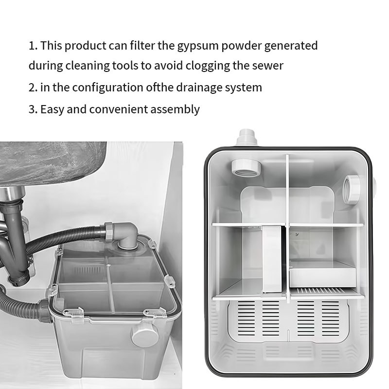 1 set Lab Gypsum Filter Stone Plaster Powder Trap Filter Gypsum Sedimentat Tank Dentist Cleaning