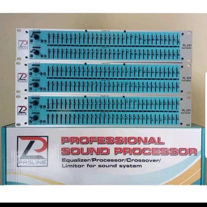 EQUALIZER/EQUALISER PASLINE PL231/PL 231 + LINE SUBWOOFER