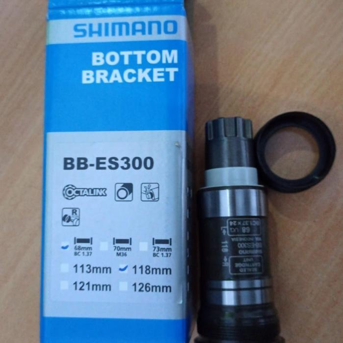 Wiworiyastore - Bottom Bracket Bb Octalink Shimano 118 Bb-Es300 Hollowtech Ht 1 Octalink Es 300 68Mm