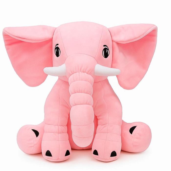Miniso Toys - Boneka Gajah Pink Premium Halus Mainan Anak Hadiah Dolls Kado