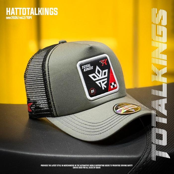 TOPI TOTAL KINGS NEW 2026 GREY BLACK
