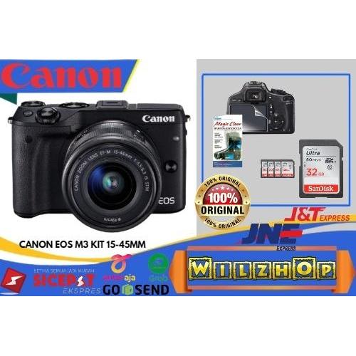 Camera Canon Eos M3 Kit 15-45Mm Terbaru 