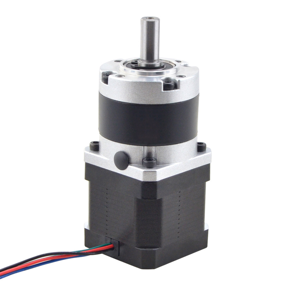 STEPPERONLINE NEMA 17 STEPPER MOTOR 0.36NM PLANETARY GEARBOX MOTOR NEMA 17 RATIO 5:1/10:1 8MM OUTPUT