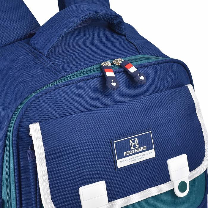 (Tris) Tas Polo Hiero 2290 Tas Sekolah Anak Tas Ransel Punggung Fashion Tas Punggung Polos