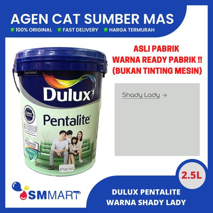 CAT TEMBOK INTERIOR PREMIUM DULUX PENTALITE WARNA SHADY LADY 2.5L GLN