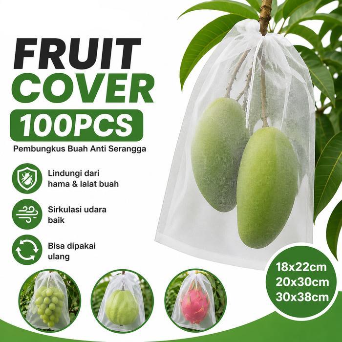 Pembungkus Buah/Fruit Cover Paket 100Pcs Fruit Cover Easy Grow Pembungkus Buah