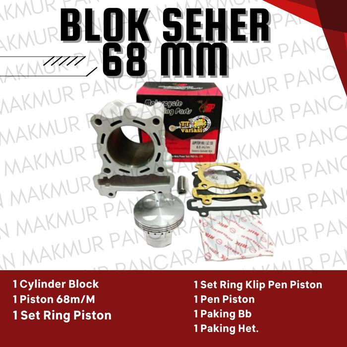 BEST SELLER Ceramic Cylinder Kit /Blok Seher 68mm Motor KR150 NINJA/Merek YSMP