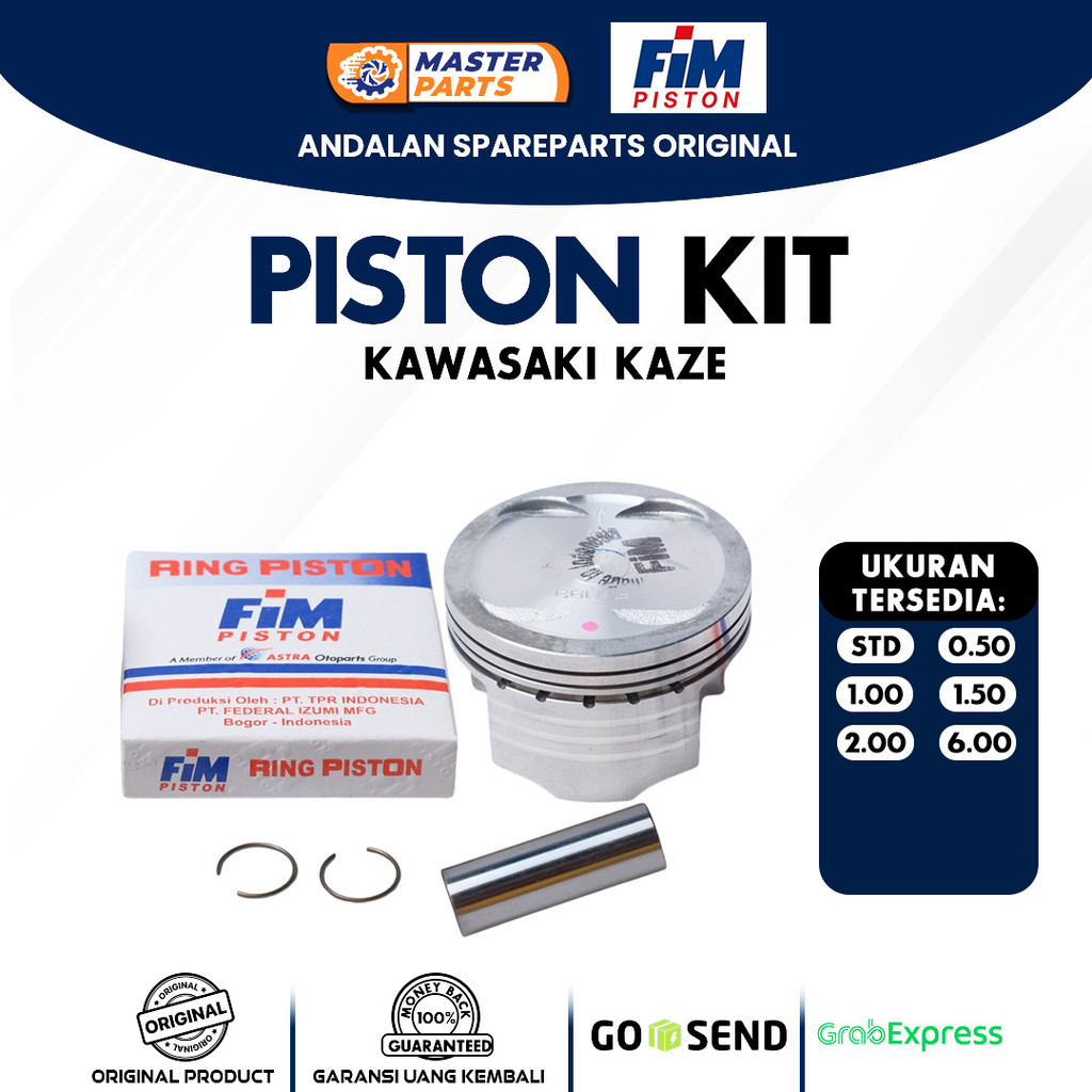 FIM Piston Kit Kawasaki Kaze