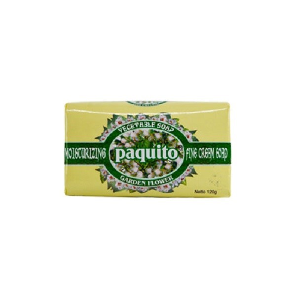 PAQUITO BAR SOAP VEGETABLE WHITE 120 GR