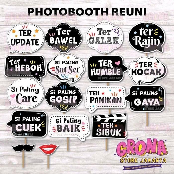 Diskon ReuniFunPropsPhotoboothPropertyReuniAccFotoPropertiPhotobooth Accessories Original