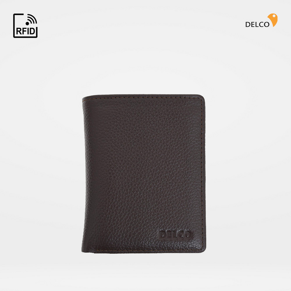 Dompet Pria Delco Leather Wallet 0113-0005 (ANTI-RFID)