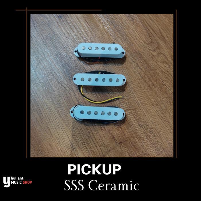 Pickup Stratocaster Set SSS ceramic magnet