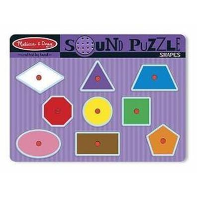 SHAPES SOUND PUZZLE ( MELISSA DOUG 728 )