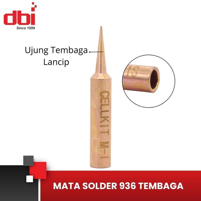 Mata Solder - Solder Tip Cellkit 936 Tembaga Runcing