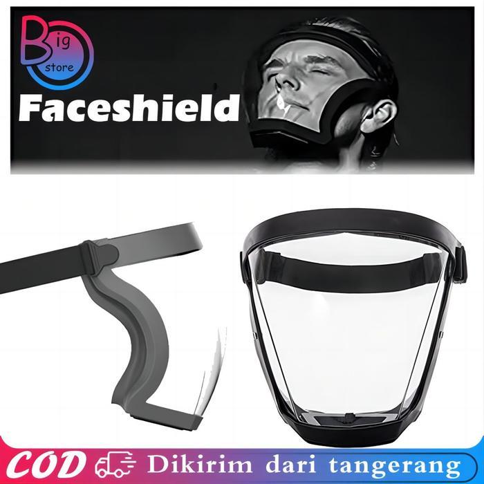 Face Shield Akrilik Anti Fog Masker Kacamata Pelindung Wajah Face Shield Full Face