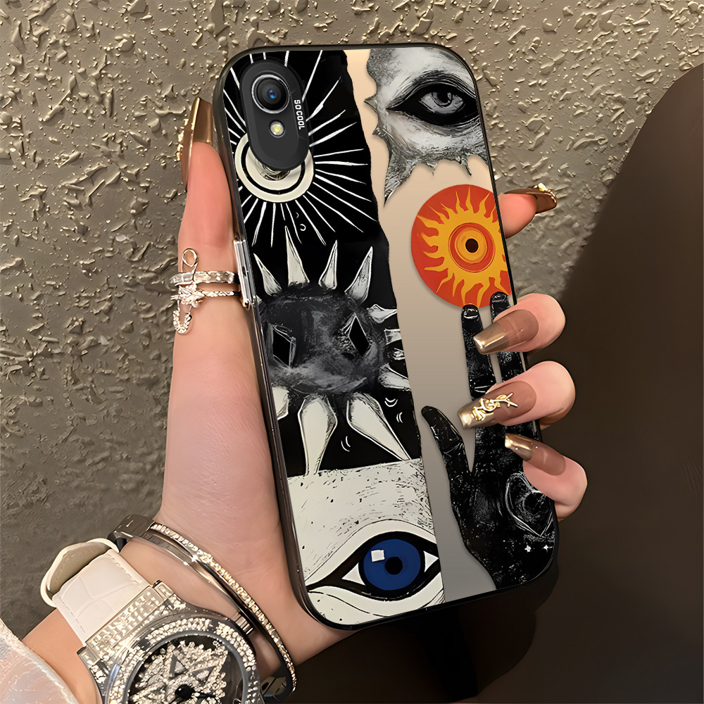 Art Sun Totem Casing Hp Untuk OPPO A37 A37F NEO 9 Case Phone Keras Kualitas Tinggi Berpermukaan Kasa
