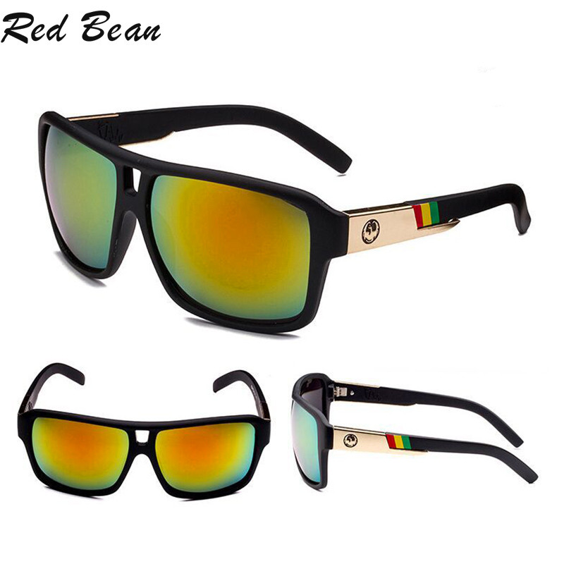 Dragon Sunglasses Men Driving Shades Male Square Sun Glasses for Men Fishing Sports Eyewear